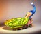 Ceramic Peacock With Relaxed Tail, Candy Dish or Fragrance Holder, Home Décor, Gift for Her, Gift for Mom, Kitchen Décor, Birdwatcher Gift